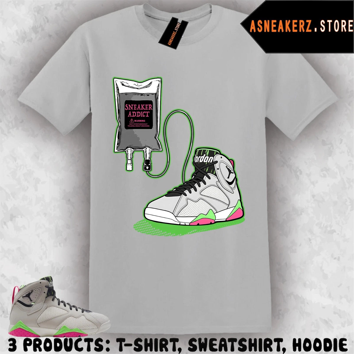 Tee Shirt Matching AJ 7 Tennis 2026 To Match Sneaker Therapy T-Shirt