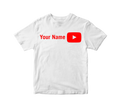 Custom Printed Personalised Youtube add your name Youtuber Adult Kids Unisex