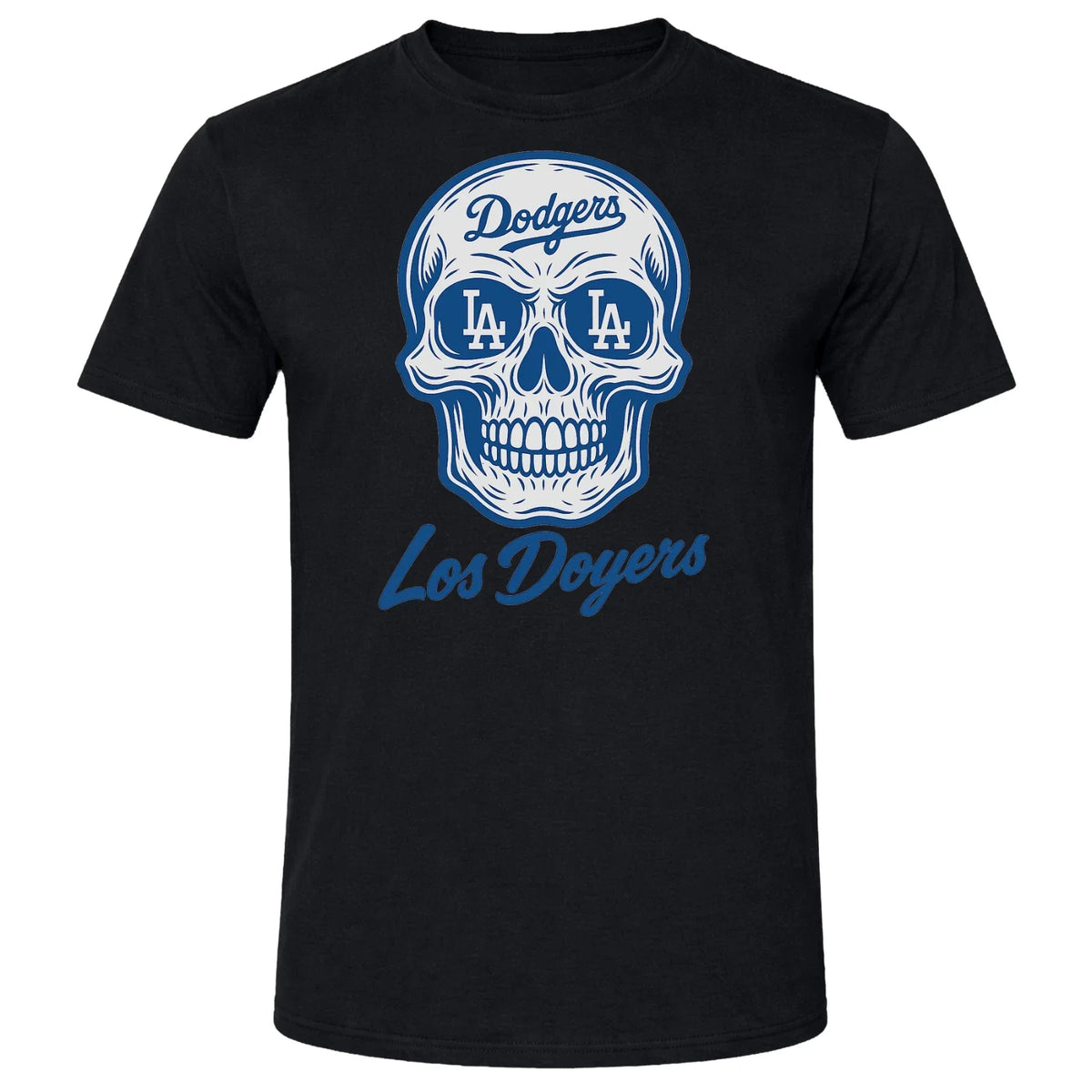 Los Angeles Dodgers Sugar Skull | Custom DTF | Softstyle Tee Unisex