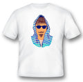 Hipster 2 beard glasses black or white tee shirt Unisex