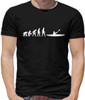 Evolution Of Man Kayak Mens T-Shirt - Canoe - Kayaking - Rowing - Canoeing - Row