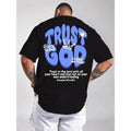 Men's Summer Men's Trust God Christian Graphic Bible Verse Faith Tee Unisex