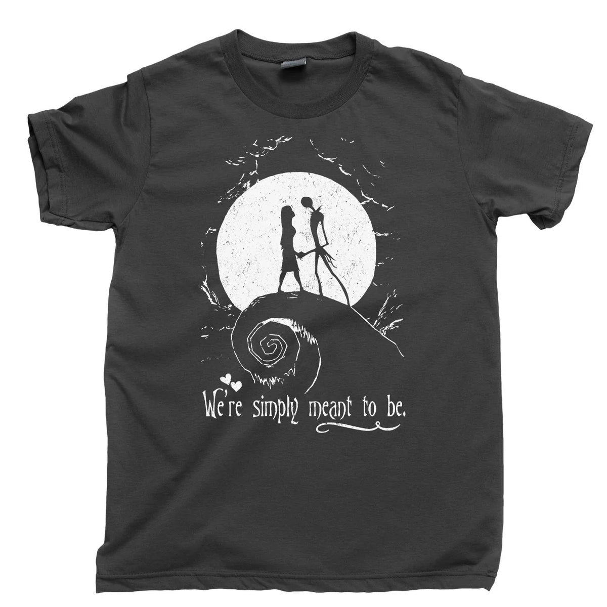 We're Simply Meant To Be T Shirt Jack & Sally Tim Burton Movies Blu Ray DVD Tee Unisex