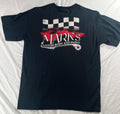 Vintage Gildan Mens Sz Large Black Mark's Custom Body And Paint Unisex