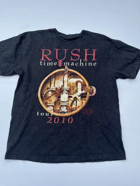 Vintage M&O KNITS Rush Time Machine tour 2010 black Unisex