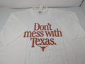 Vintage 90s Don't Mess With Texas T Shirt Men XL Single Stich Made In The USA Unisex