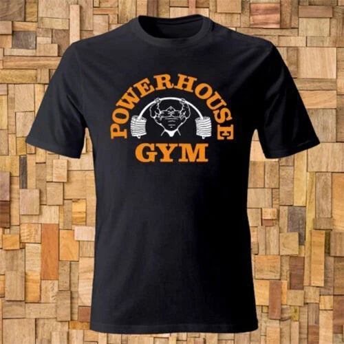 Powerhouse Gym Logo Men's Black Unisex