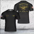 Custom Name US Marine Corps Deep Recon Platoon - 1st Recon Bn AOP T shirt 3D Unisex