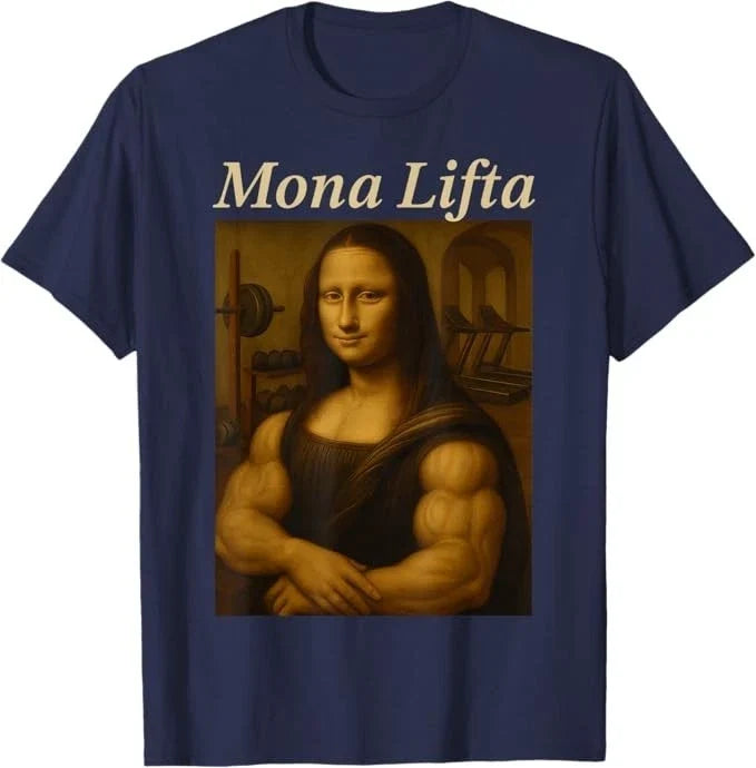 Mona Lifta, Muscle Mona Lisa Bodybuilding Fitness Gym Lover Unisex