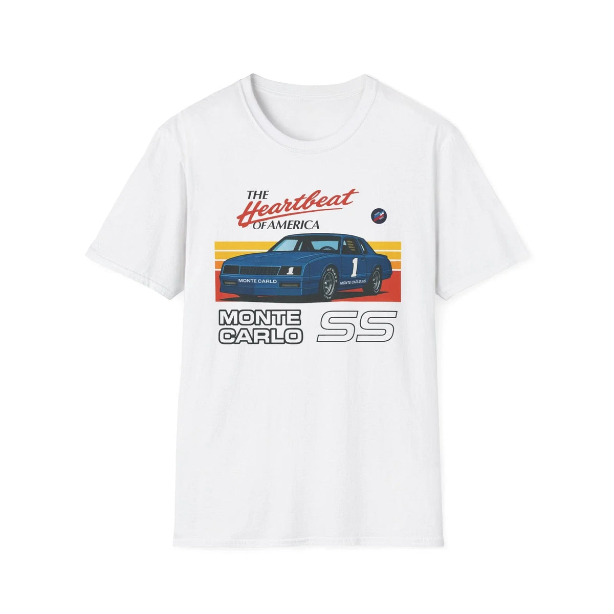 Monte Carlo SS Shirt 80s Retro Chevy Tee Heartbeat of America Gift Unisex