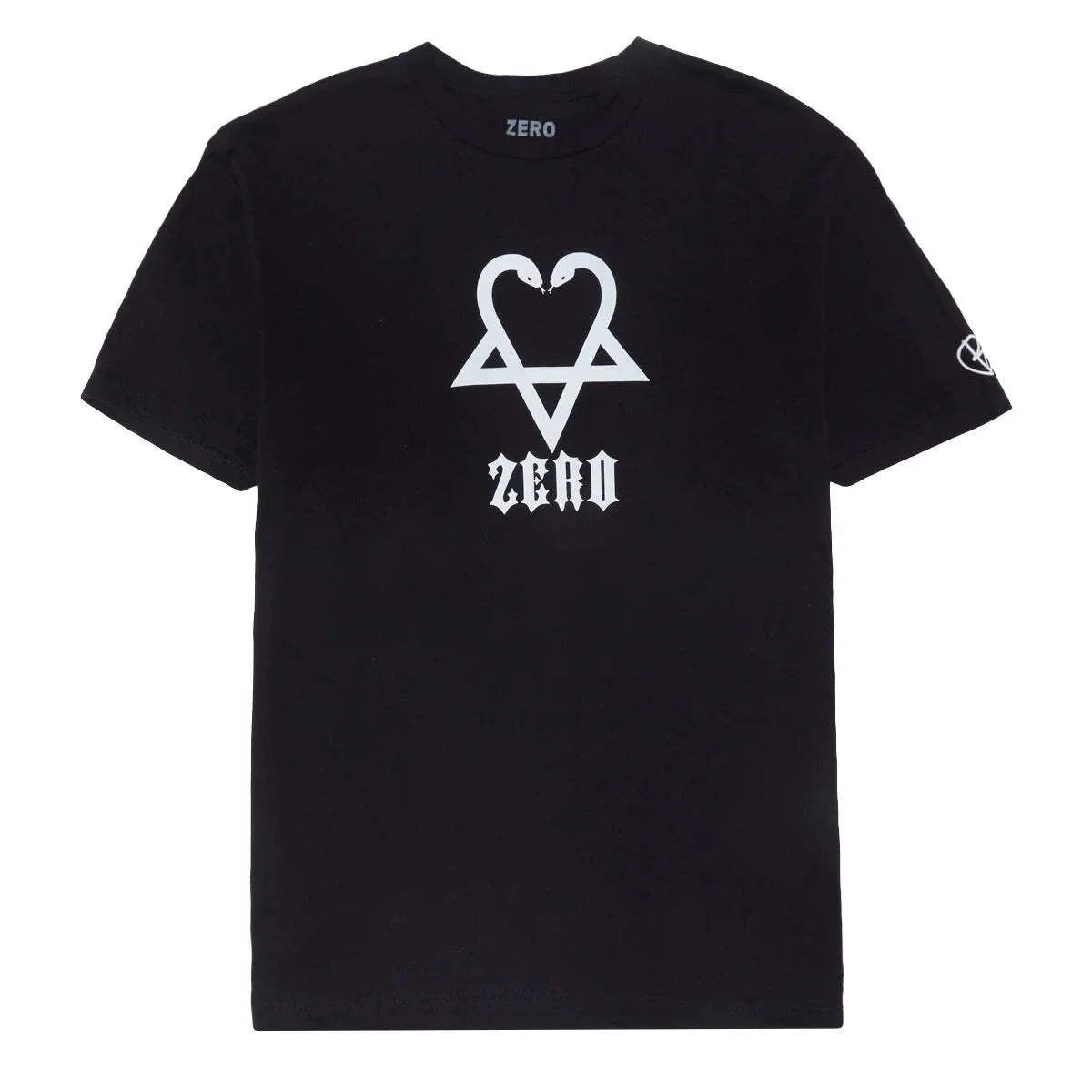 Zero Bam Snake-A-Gram Tee Black Skateboard Mens Unisex