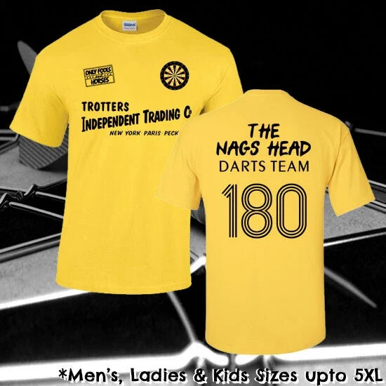 Nags Head Pub Darts Funny Mens Ladies Kids Babies Gift Unisex