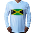 Jamaica Flag Sport UV Protected UPF 50 Long Sleeve Fishing Boat Sport Hood Unisex
