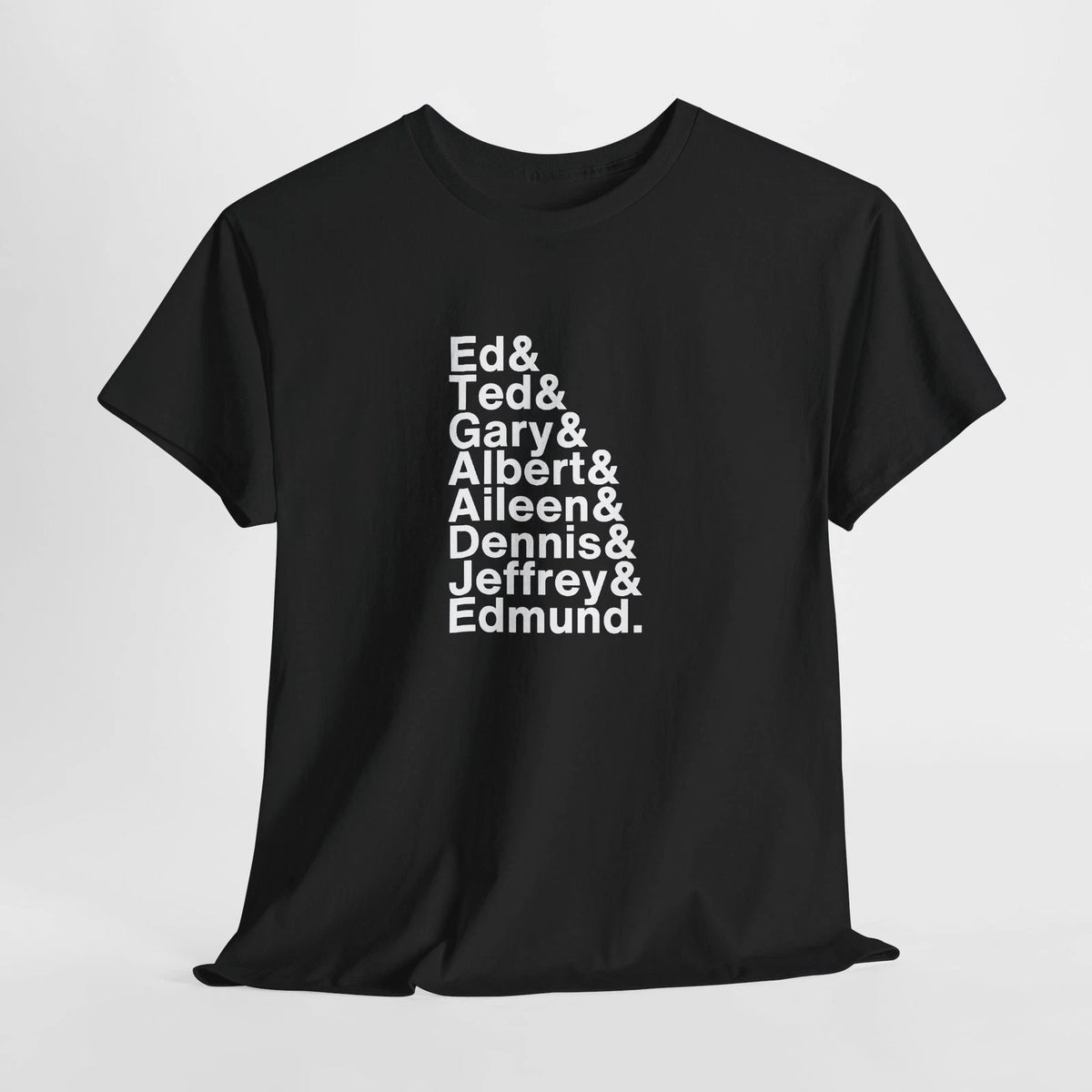 Minimalist Serial Killer Names Shirt | True Crime Fan Gift, Tee Dark Humor