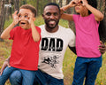 Personalised Dad Custom Name Father’s Day Gifts Matching Daddy Son Shirt Unisex