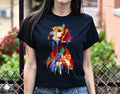 Watercolor Vizsla dog Unisex shirt S-2XL black navy dark heather Unisex