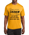 ST350 Design Your Own Custom Logo Photo Texts Poly Performance Unisex Tees Unisex