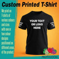 Personalised Custom Printed Fruit of the Loom Add Your Logo/Text Unisex Unisex