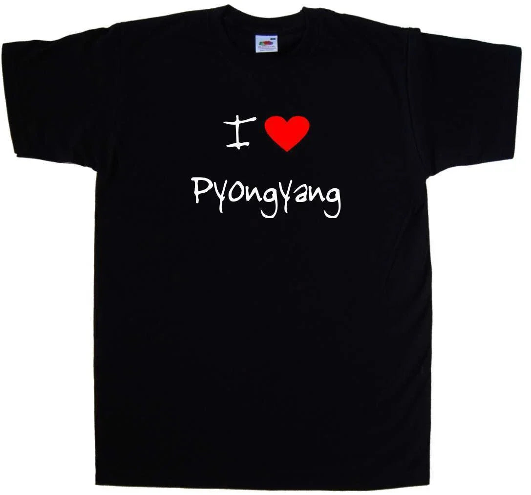 I Love Heart Pyongyang Unisex