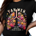 Yahweh Floral Lungs – Christian Faith Shirt with Bible Quote, Religious Unisex