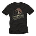 CUSTOM BIKER MENS T SHIRT WITH R100 MOTORCYCLE - SHORT SLEEVE CAFE RACER TEE Unisex