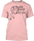 Kick Ass Roller Derby Hours Left Tee Made in the USA Size S to 5XL Unisex