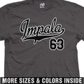 63 Impala PRO Script | 1963 SS Jersey Team Sports Logo Design Print Tee Unisex