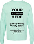 Personalized Customs Long Sleeve Text / Logo Unisex
