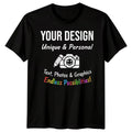 Custom Personalised | Design Your Own Text Photo Graphic | Mens Kids Unisex