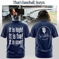 Yankees x John It Is High! It Is Far! It Is Gone! 2026 Blue Tshirt Unisex