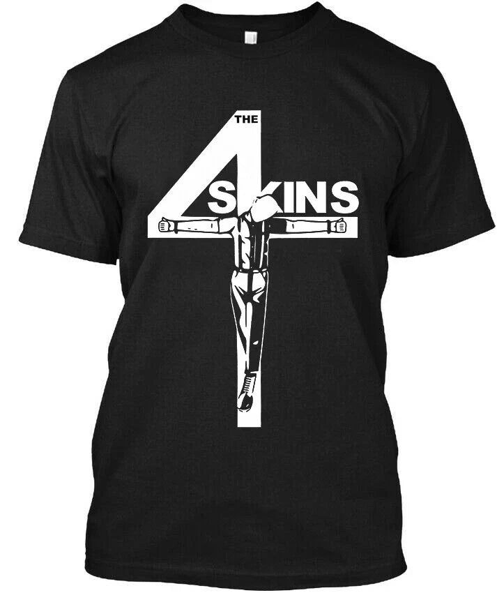 Limited New The 4-Skins Rock Band Music Funny Vintage Graphic Logo Unisex