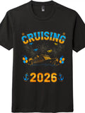 Party Cruise Vacation | CRUISING 2026 with Fireworks Design, Unisex Unisex