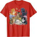 Cat Flower Floral Cute Kitten Vintage Flowers Art Cat Lover Unisex