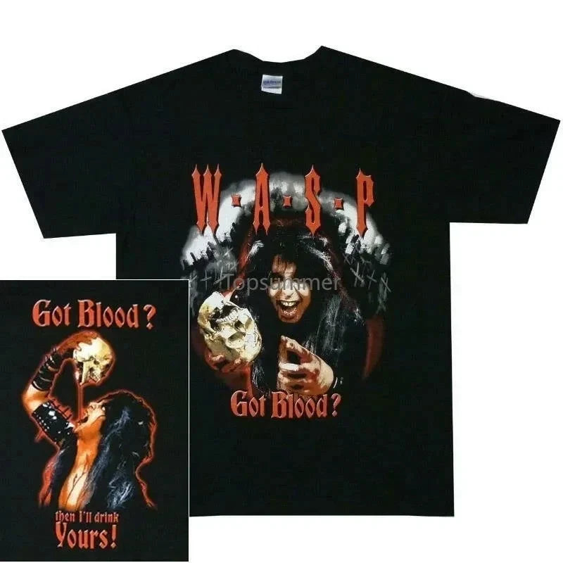 Wasp Got Blood T Shirt Heavy Metal Unisex