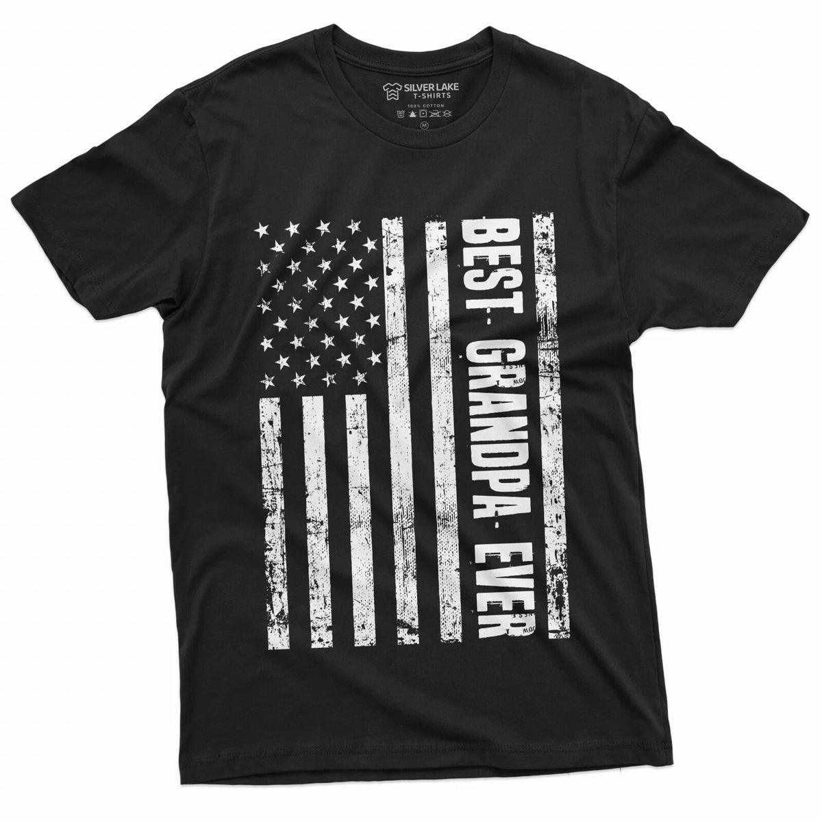 Men's Best Grandpa Ever T-shirt Fathers day Grandfather Papa Tee Shirt Pop Shirt