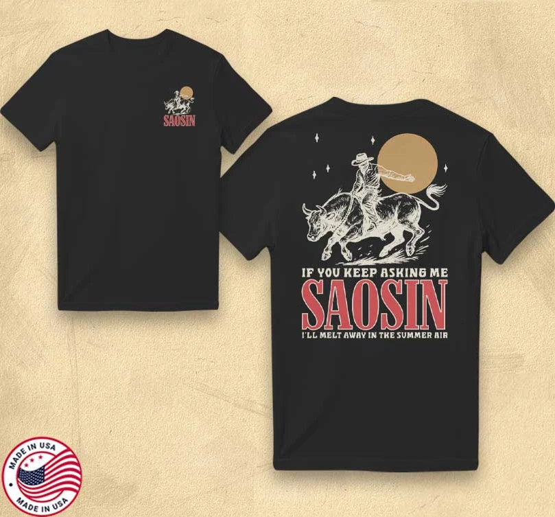 Saosin – Rodeo Official Limited Edition Tour & Band Merch Unisex