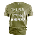 Men's Fishing shirt Funny Fishing whisperer Grandpa dad Husband Father's day tee