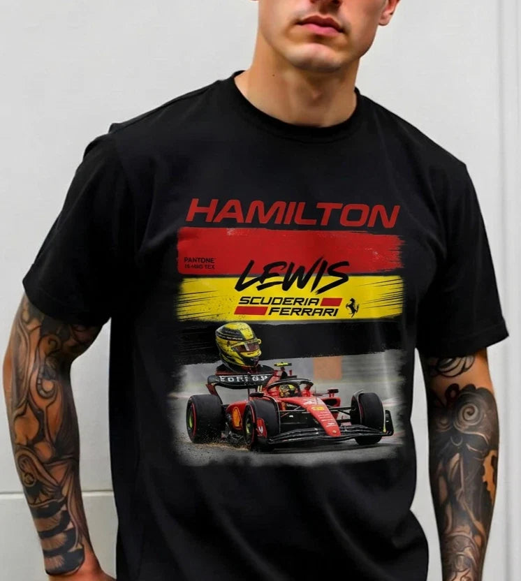 LEWIS HAMILTON F1 CUSTOM DESIGN - Size S-5XL Unisex