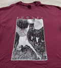 Fugazi band 90s Maroon Graphic T shirt Men Women vtg S-5XL Unisex