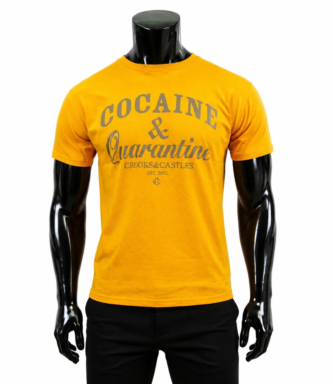 New Crooks Castles Streetwear QS2003712 Coca Mens Graphic S/S T Shirt RCRCA-23 Unisex