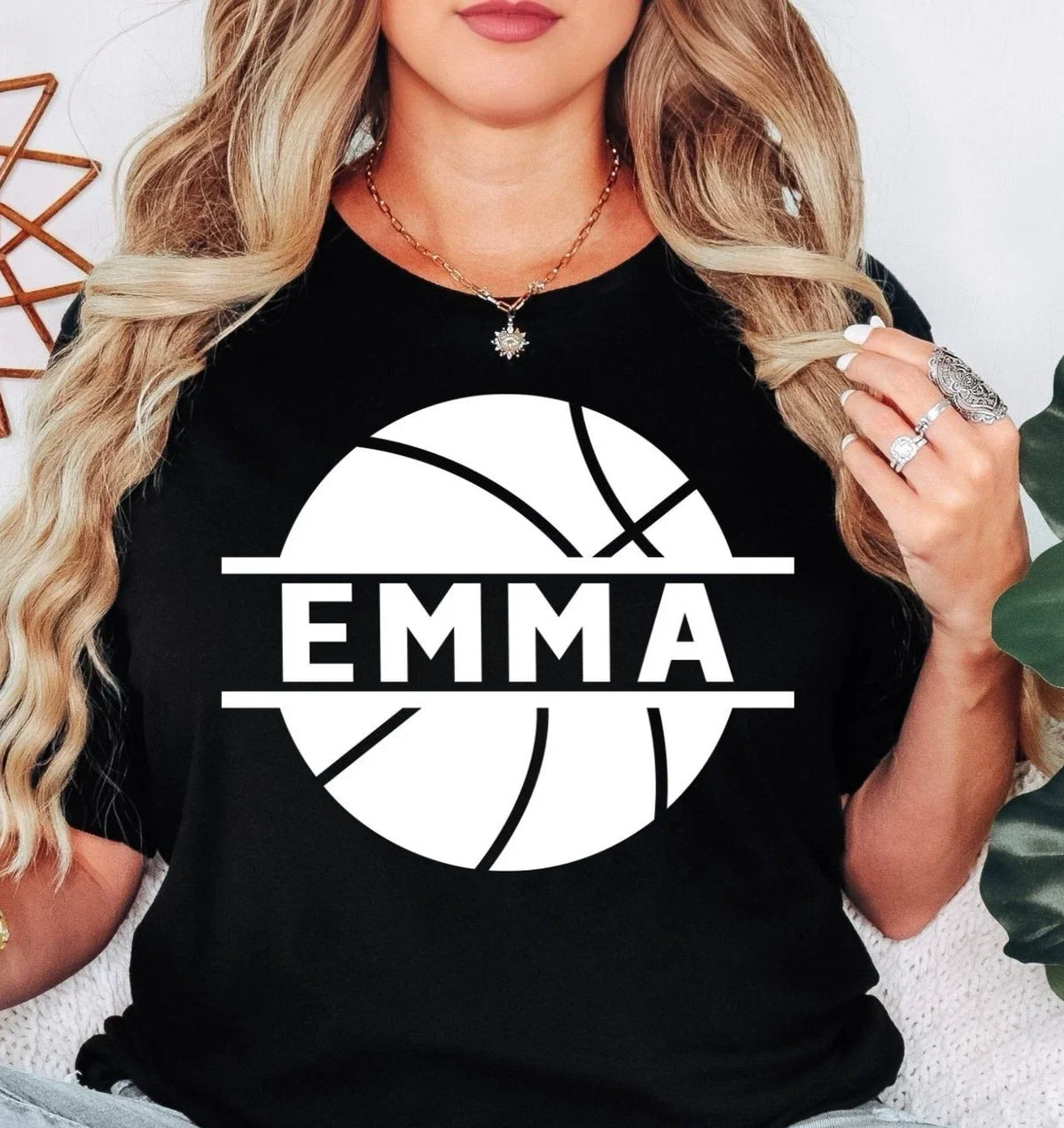 Personalised Basketball Name Shirt Custom Sports Player Graphic Tee Gift Xmas Unisex