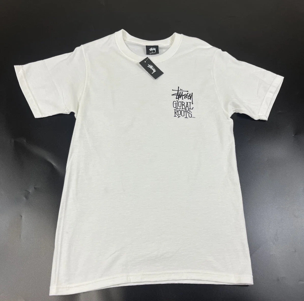 Stüssy Global Roots Tee White Unisex