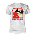 METALLICA - KILL EM ALL (WHITE) WHITE , Front & Back Print Medium Unisex