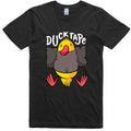 Funny T Shirt Duck Tape Print Regular Fit 100% Cotton Tee Unisex