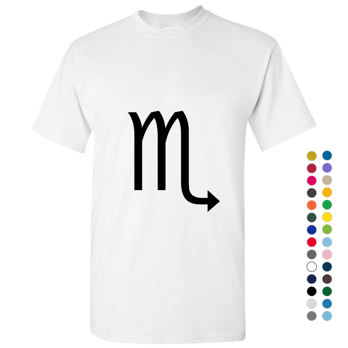 Scorpio Zodiac Horoscope Astrological Symbol Sign Men T Shirt Tee Top S - 5XL