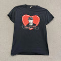Vintage Ed Gein T-Shirt Mens Medium Black Heart True Crime Macabre Mama's Boy