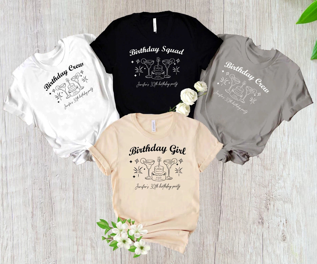 40th Birthday shirt, Bithday Squad, Custom birthday gift,Birthday Party Delight