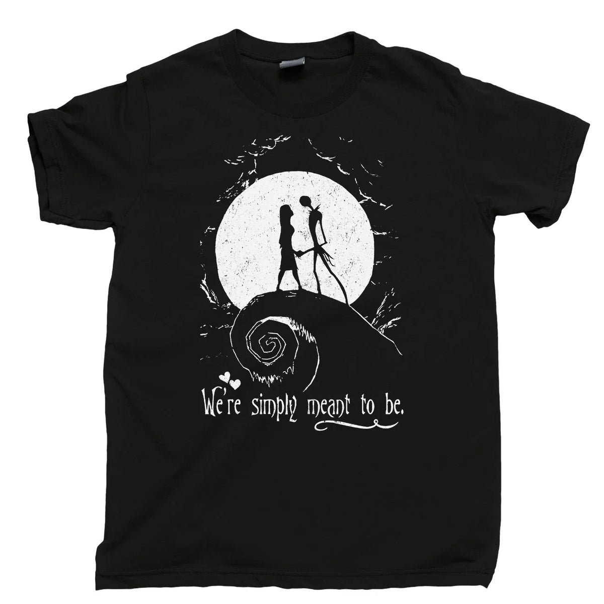 Jack Sally T Shirt Simply Meant To Be Halloween Nightmare Christmas Movie Tee Unisex