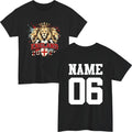 Personalised England World Cup 2026 Custom Name Number Football Fan Top Unisex