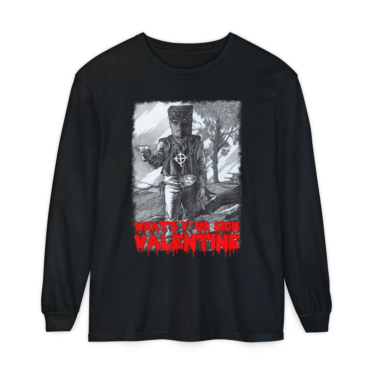 Zodiac Killer Valentine Long Sleeve Shirt | True Crime Valentine